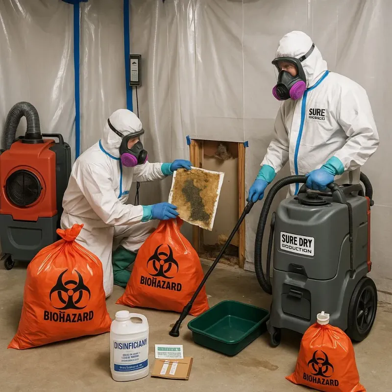 Contaminated Water Handling Protocols process in Sherman, CT