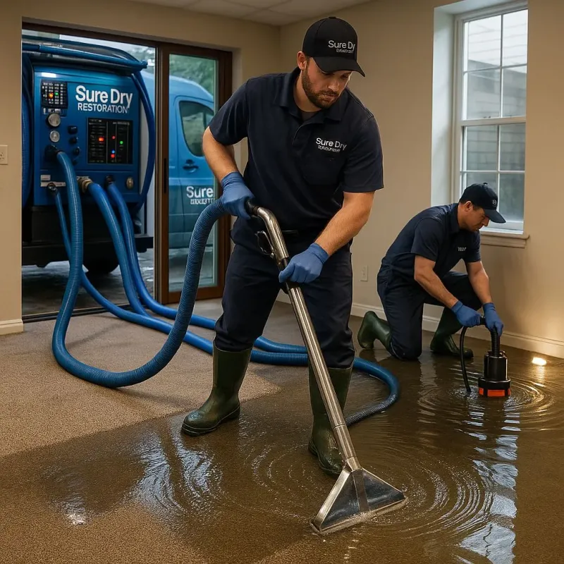 Water Extraction and Removal process in Sherman, CT